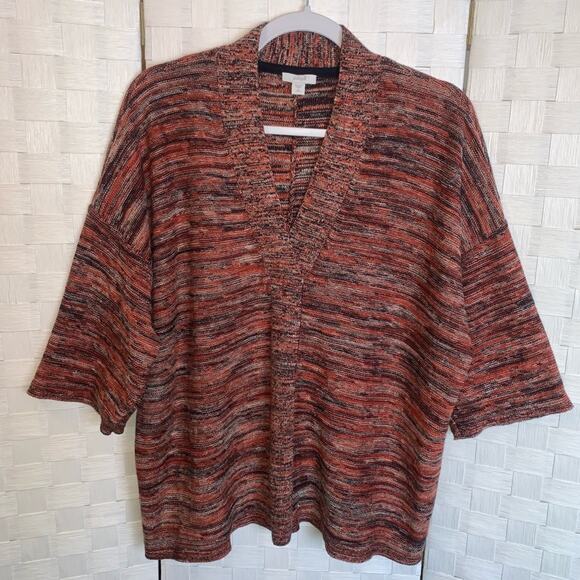 Pure Jill J Jill Drapey Kimono Wide Sleeve Sweater Womens Size Small Petite - Picture 7 of 11